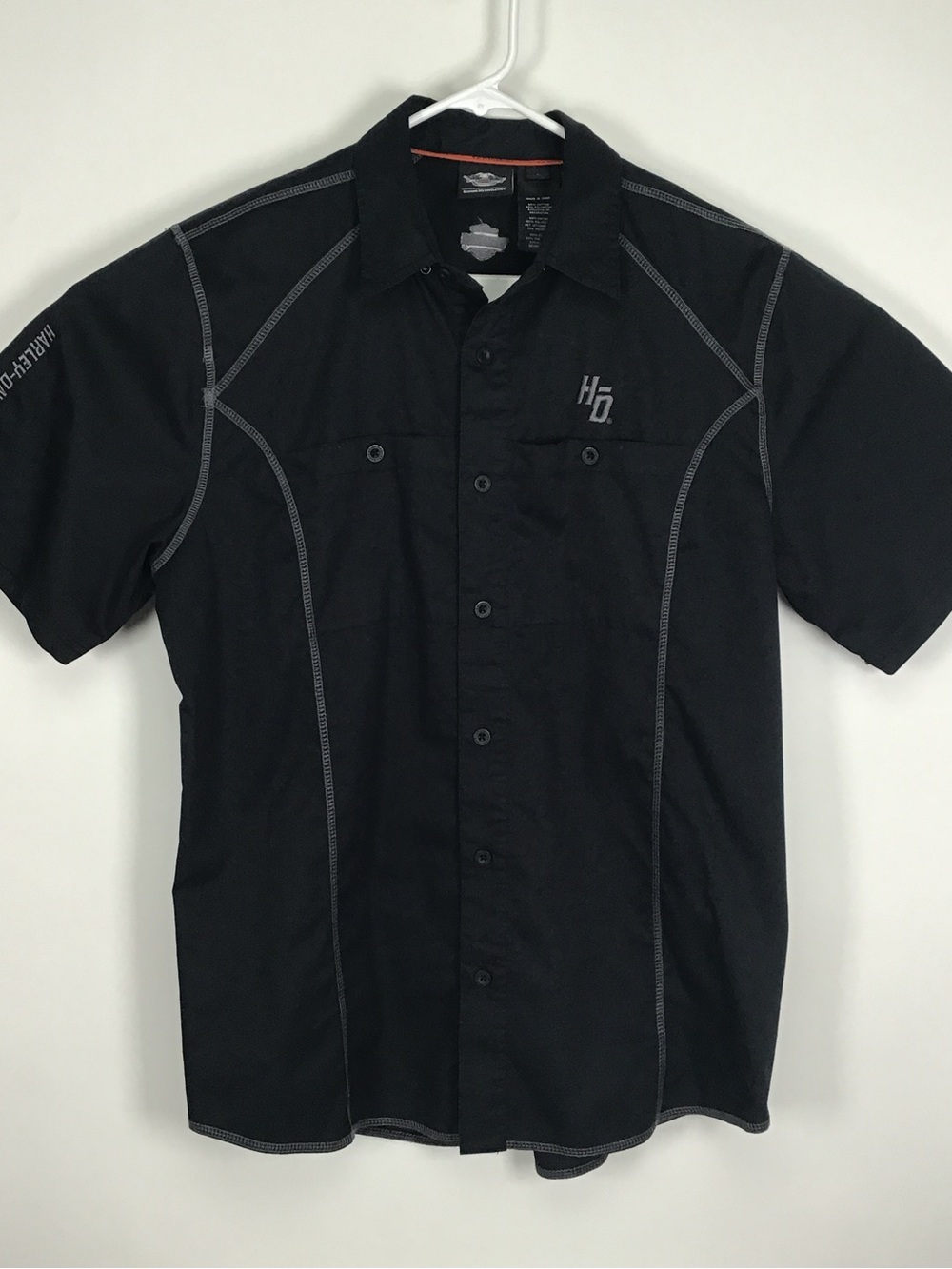 Harley-Davidson Motorcycles men’s short sleeve button down shirt large